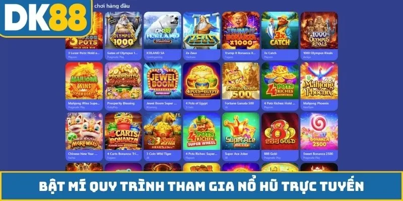 Bật mí quy trình tham gia nổ hũ trực tuyến